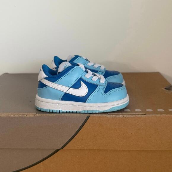 Nike Dunk Low Retro ‘Argon’ Toddler Sneakers - SZ 4 C - Picture 2 of 10